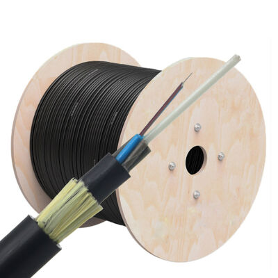 ADSS Outdoor double Sheath 24 48 96 144 of Aramid Yarn Strength Aerial Fiber Cable ADSS with PE/AT Jacket