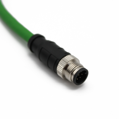 IP67 Industrial Ethernet Cable M12 X Coded to RJ45 Data Communication Cable M12 to RJ45 Patch Cable