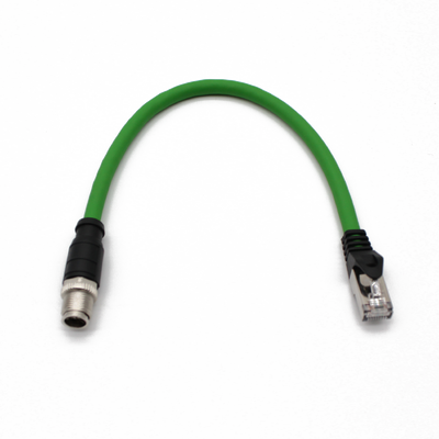 8pin X-Coded M12 X to RJ45 Ethernet CAT6A Cable for Industrial Camera