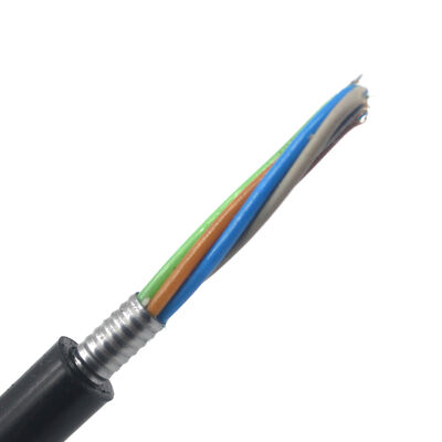 Outdoor Fiber Cables Optic Armoured Single Mode Central Loose Tube Direct Burial GYTS