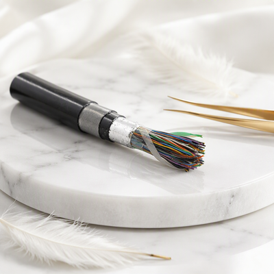 Jelly Filled HYV HYA HSYV Twisted Communication Armoured Multi Pair Telephone Cable Color Code Cat3 Indoor Phone Cable
