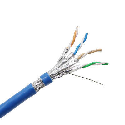 Оптовая продажа высокоскоростного кабеля Cat8 Ethernet 22awg 40gbps 2000mhz Rj45 SSTP Cat8 кабельный завод
