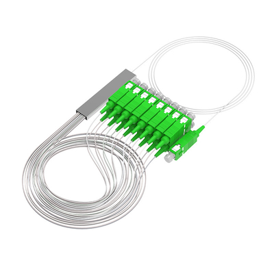 Китай Внешний 0,9 мм PLC разделитель 1х2 2 Way Fiber Optic разделитель с SC APC соединителем