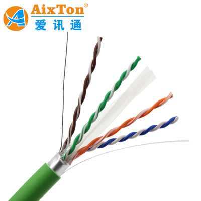 1000ft LAN кабель Cat 6A UTP сетевой кабель с FTP 23AWG Copper Cat6A для Cctv камеры Ethernet кабель
