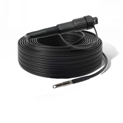 7.0 мм Чёрный OM4 Aqua LC-LC Duplex Patch Cord 2 км Предварительно завершенный волоконно-оптический кабель Идеально подходит для наружного 10G/40G Ethernet