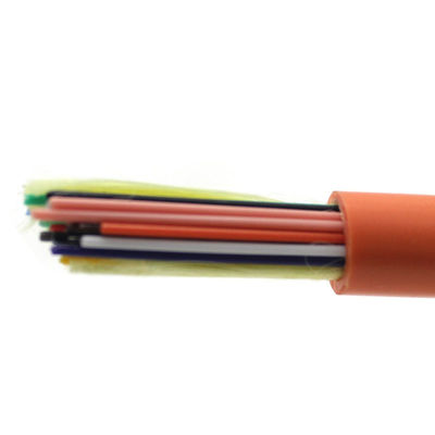 GJFJV Indoor multi-cores Mini round cable with high strength aramid yarn Tight Buffer Optical Fibre Cable