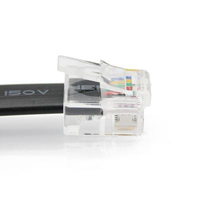 RJ12 Pure Copper Multi-strand Number Control Flat Telephone Line RJ12 Data 6 Core Network 6P6C Cable