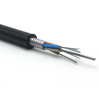 GYTS GYTA53-24B1 Кабель из волоконного оптического кабеля CE сертифицирован для подземного использования с железной лентой и оболочкой LSZH