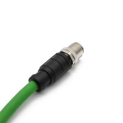 20m IP67 M12 X-Coded to RJ45 Patch Ethernet Network Cable Sf/UTP Shielded Cat5e 