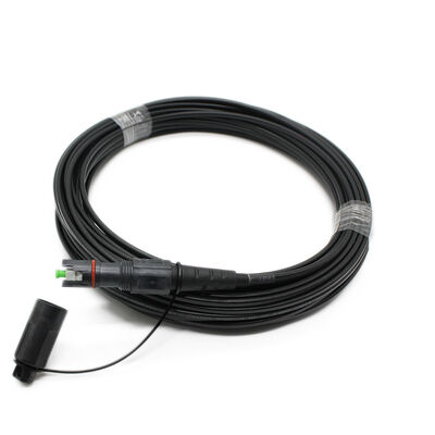 Внешний IP68 водонепроницаемый SC/APC одномодный волокнистый патч-шнур 1 ядро FTTH совместим с Corning для разъема