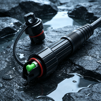 CPRI Huawei Corning Mini SC Outdoor Waterproof Fiber Optic Connector Patch Cable