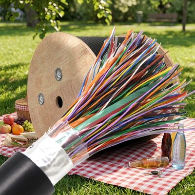 Телефонный кабель Cat3 Cat5 20 25 50 100 300 Телефонный кабель с множественной парой желе
